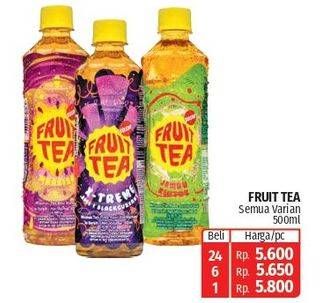 Promo Harga Sosro Fruit Tea All Variants 500 ml - Lotte Grosir