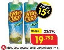 Promo Harga HYDRO COCO Minuman Kelapa Original 1 ltr - Superindo