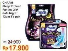 Promo Harga CHARM Sleep Protect Plus Panties/CHARM Safe Night   - Indomaret