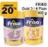 Promo Harga FRISO Gold 3/4 Susu Pertumbuhan Plain 400 gr - Giant