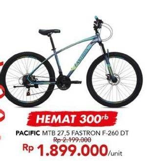 Promo Harga PACIFIC MTB 27,5 Fastron F-260 DT  - Carrefour