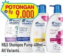 Promo Harga Head & Shoulders Shampoo All Variants 160 ml - Hypermart