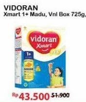 Promo Harga VIDORAN Xmart 1+ Madu, Vanilla 725 gr - Alfamart