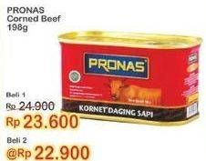 Promo Harga Pronas Corned Beef 198 gr - Indomaret