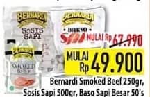 Promo Harga Bernardi Smoked Beef 250 gr - Hypermart