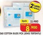 Promo Harga 365 Cotton Buds per 2 bungkus - Superindo