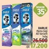 Promo Harga DARLIE Toothpaste All Variants 140 gr - LotteMart