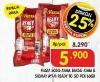 Promo Harga Fiesta Ready To Go All Variants 60 gr - Superindo