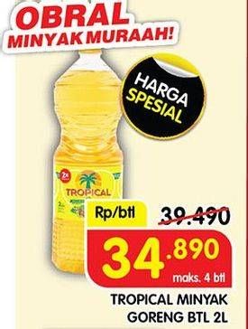 Promo Harga Tropical Minyak Goreng 2000 ml - Superindo