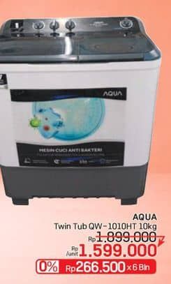 Aqua FQW-1010QD-H 10000 gr Diskon 15%, Harga Promo Rp1.599.000, Harga Normal Rp1.899.000, Cicilan Rp266.500x 6 Bulan, 0%