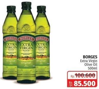 Promo Harga BORGES Olive Oil Extra Virgin 500 ml - Lotte Grosir