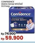 Promo Harga Confidence Adult Pants Slim & Fit Extra Absorb M10, L8, XL6 6 pcs - Indomaret