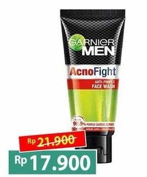Promo Harga GARNIER MEN Acno Fight Facial Foam Anti Acne 50 ml - Alfamart