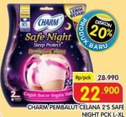 Promo Harga Charm Sleep Protect Plus Panties 2 pcs - Superindo