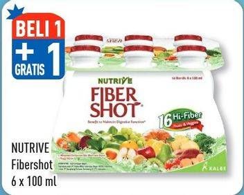 Promo Harga NUTRIVE Fiber Shot per 6 botol 100 ml - Hypermart