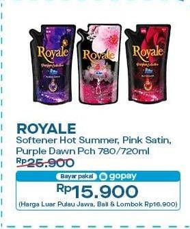 Promo Harga So Klin Royale Parfum Collection Hot Summer, Pink Satin, Purple Dawn 720 ml - Indomaret