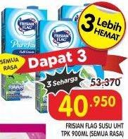 Promo Harga FRISIAN FLAG Susu UHT Purefarm All Variants 900 ml - Superindo