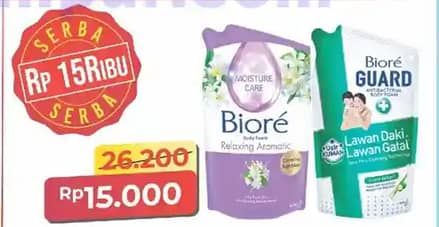 Promo Harga Biore Body Foam  - Alfamart