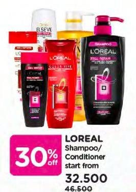 Promo Harga LOREAL Shampoo/ Conditioner  - Watsons