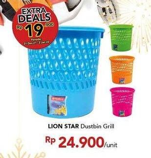 Promo Harga LION STAR Tempat Sampah Grill Bin 10000 ml - Carrefour
