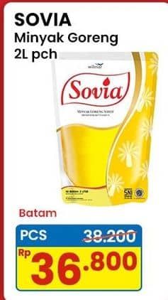 Promo Harga Sovia Minyak Goreng 2000 ml - Indomaret