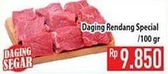 Promo Harga Daging Rendang Sapi Spesial per 100 gr - Hypermart