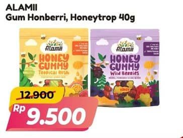 Promo Harga Alami Honey Gummy Tropical Rush, Wild Berries 40 gr - Alfamart