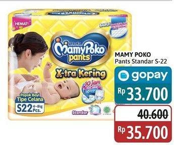 Promo Harga Mamy Poko Pants Xtra Kering S22 22 pcs - Alfamidi