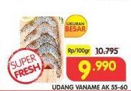 Promo Harga Udang Vanamae AK 55-60 per 100 gr - Superindo