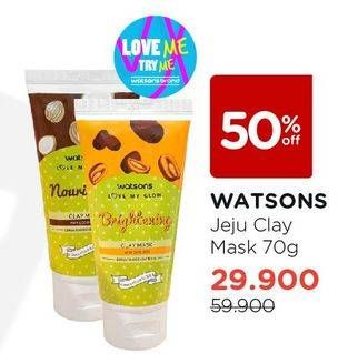 Promo Harga WATSONS Love My Glow Clay Mask Jeju 70 gr - Watsons