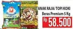 Promo Harga Anak Raja / Topi Koki Beras Premium 5 Kg  - Hypermart