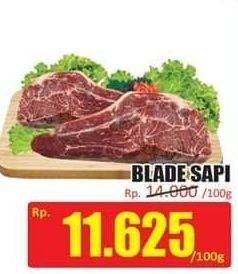 Promo Harga Daging Blade per 100 gr - Hari Hari