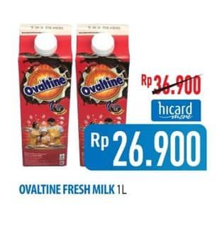 Promo Harga Ovaltine Fresh Milk 1000 ml - Hypermart