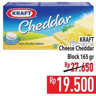 Promo Harga Kraft Cheese Cheddar 165 gr - Hypermart