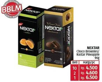Promo Harga Nabati Nextar Cookies Brownies Choco Delight, Nastar Pineapple Jam 106 gr - Lotte Grosir