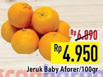 Promo Harga Jeruk Baby Afofer per 100 gr - Hypermart