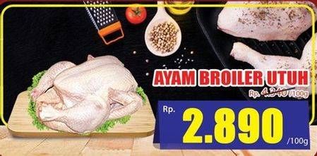 Promo Harga Ayam Broiler per 100 gr - Hari Hari