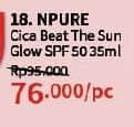 Promo Harga Npure Cica Beat The Sun SPF 50 PA ++++ 35 ml - Guardian