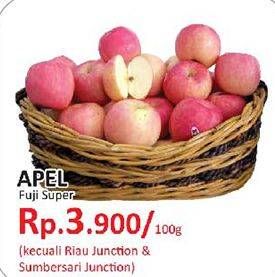 Promo Harga Apel Fuji Super per 100 gr - Yogya