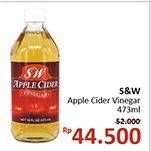 Promo Harga SW Apple Cider Vinegar 473 ml - Alfamidi