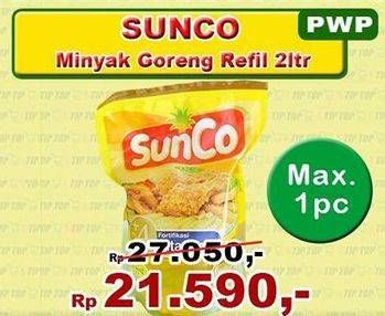 Promo Harga SUNCO Minyak Goreng 2 ltr - TIP TOP
