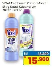 Promo Harga Vixal Pembersih Porselen Blue Extra Kuat, Green Kuat Harum 750 ml - Indomaret