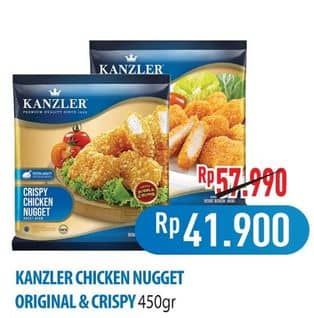 Promo Harga Kanzler Chicken Nugget Crispy, Original 450 gr - Hypermart