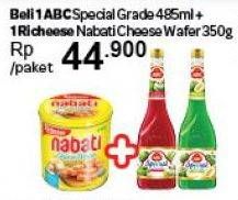 Promo Harga ABC Syrup Special Grade / Richeese Nabati Cheese Wafer  - Carrefour