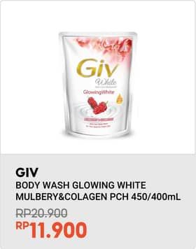 Promo Harga GIV Body Wash Mulberry Collagen 450 ml - Indomaret