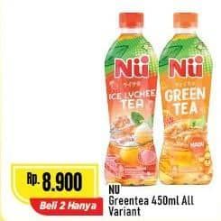 Promo Harga NU Green Tea All Variants 450 ml - Alfamart