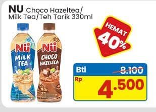 Promo Harga Nu Choco Hazeltea/Milk Tea/Teh Tarik  - Indomaret