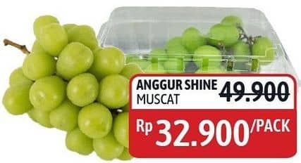 Promo Harga Anggur Shine Muscat  - Alfamidi