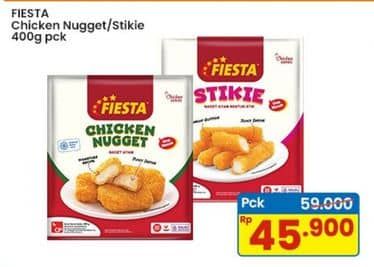 Promo Harga Fiesta Naget Stikie 400 gr - Indomaret