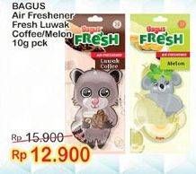 Promo Harga BAGUS Fresh Air Freshener Melon, Luwak Coffee 10 gr - Indomaret